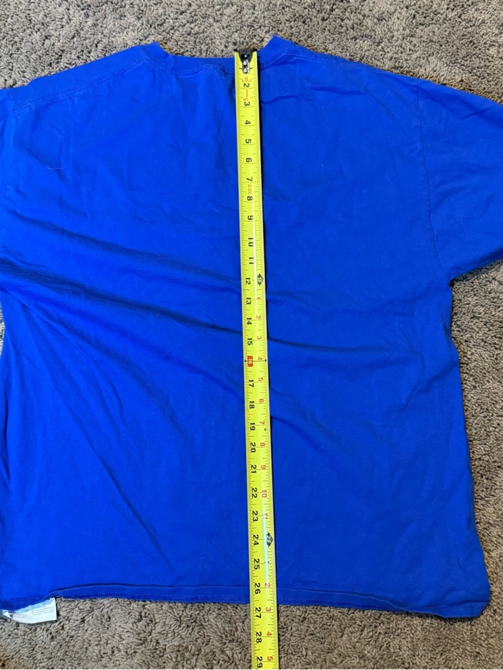St. Louis We Bleed Blue Mens XL Blue NHL Hockey T-Shirt 100% Cotton SL - Picture 6 of 8